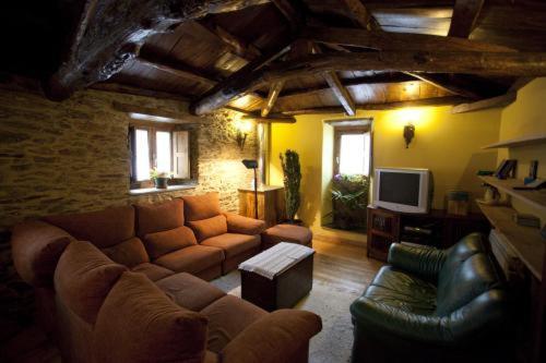 O Muino De Pena Hotel O Pino Bagian luar foto